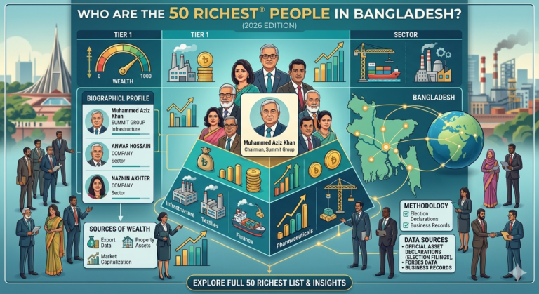Who is the 50th Richest Man in Bangladesh?