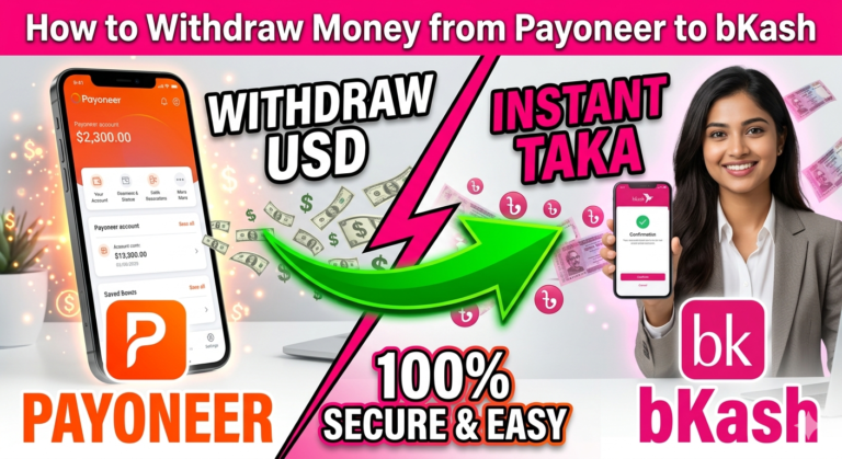 How to Withdraw Money from Payoneer to bKash